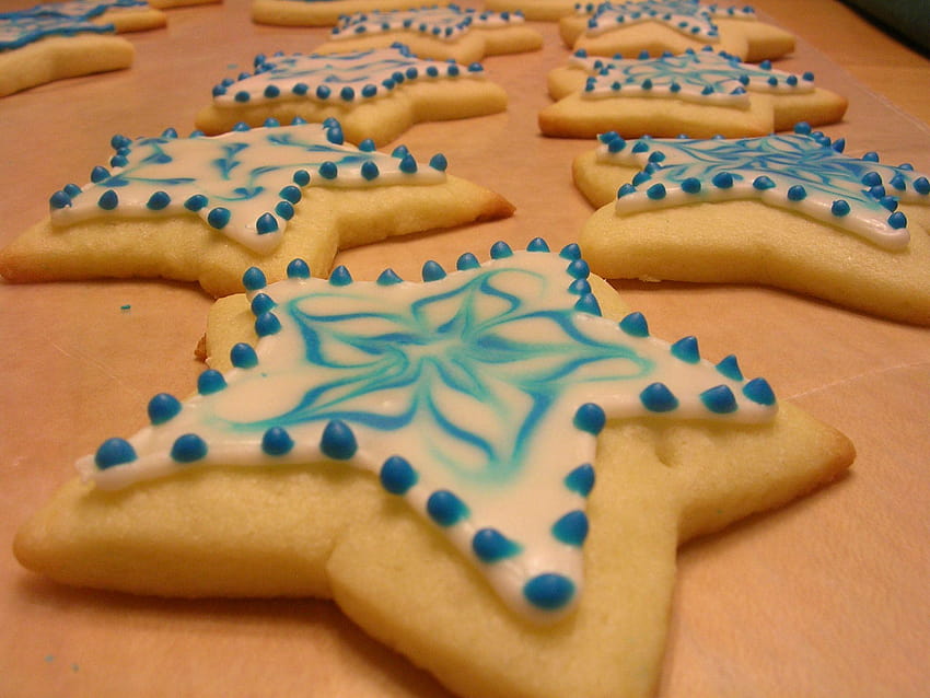 Sugar Cookies with Royal Icing, christmas sugar cookies HD wallpaper