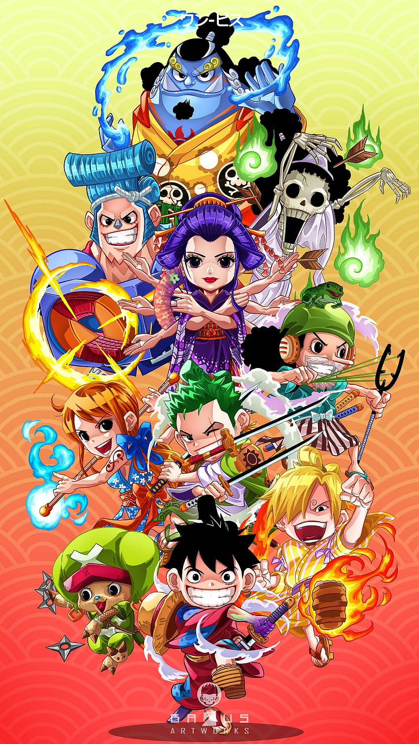 One Piece Wano Arc, negeri wano wallpaper ponsel HD