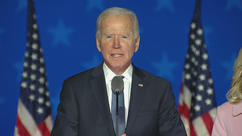 Resultados das eleições presidenciais dos EUA em 2020, trilha do colégio eleitoral, presidente dos EUA de Joe Biden papel de parede HD