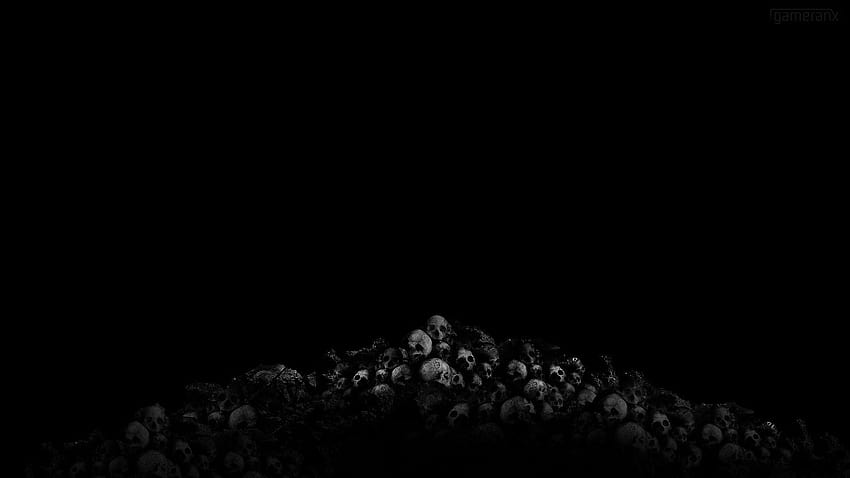 Skulls Full and Backgrounds, background of skalls HD wallpaper