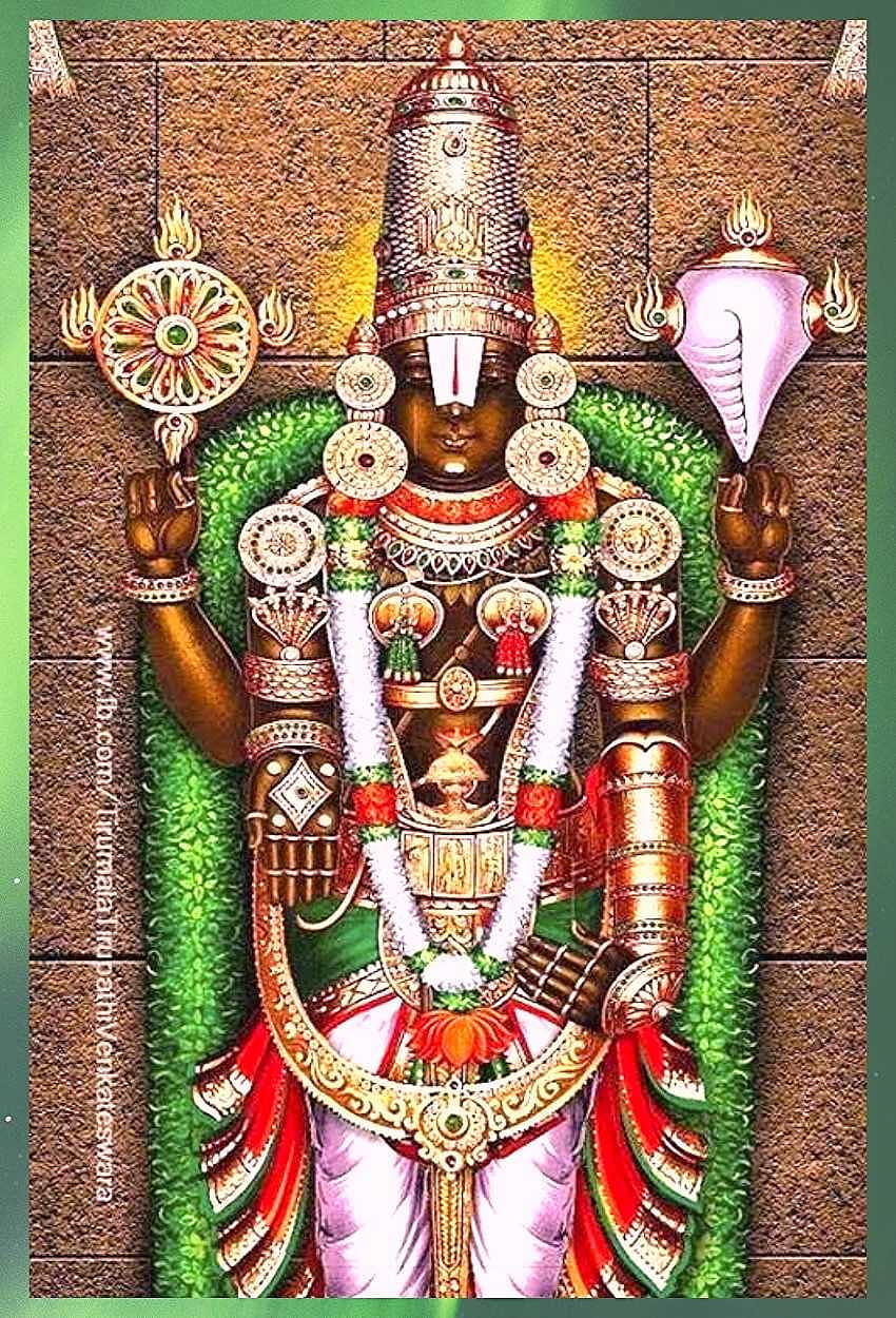 Venkateswara Swamy, tirupati balaji 모바일 전체 HD 전화 배경 화면