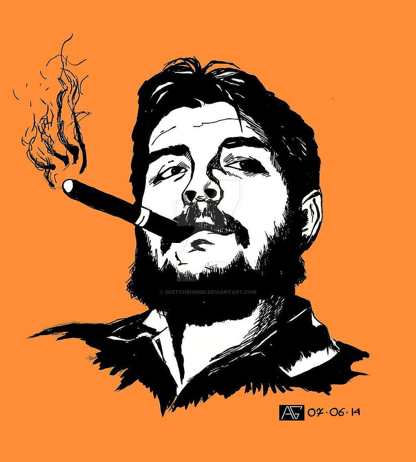Che Guevara autorstwa SketchB0000k, ernesto che guevara Tapeta na telefon HD