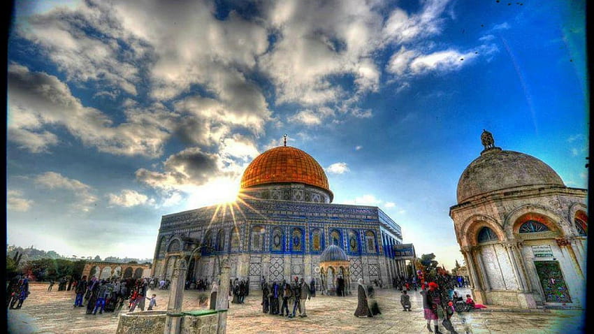 Висококачествени : Йерусалим, най-високо оценен HQ Йерусалим, купол на скалата HD тапет
