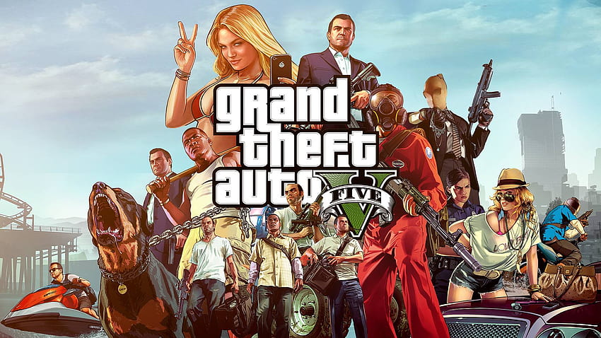 Grand Theft Auto 5 Gta V 40134 в Игри HD тапет