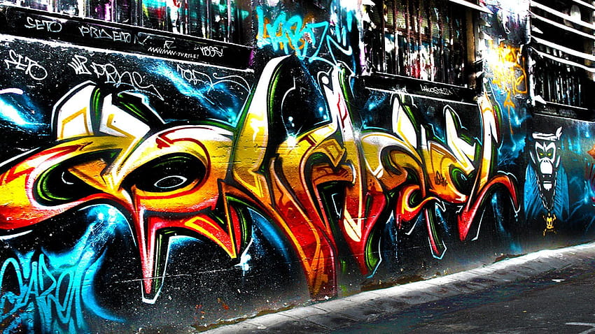 3D Street Art, graffiti art HD wallpaper | Pxfuel