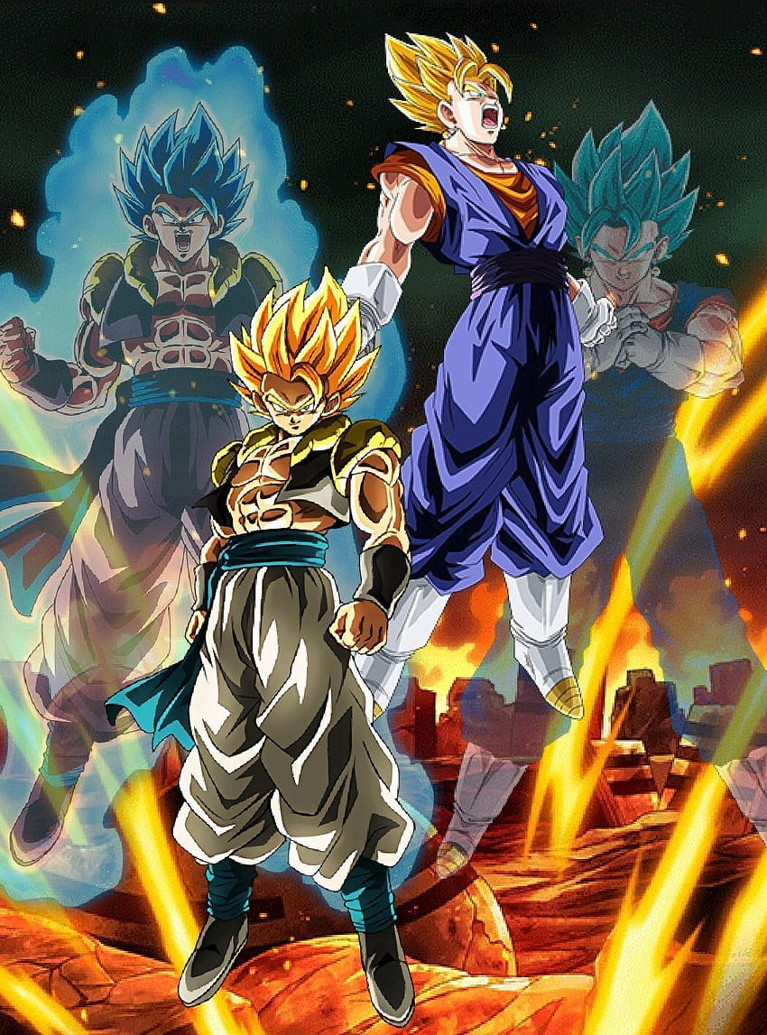 SSJ4 Gogeta and SSB Vegito by greyfuku : r/dbz