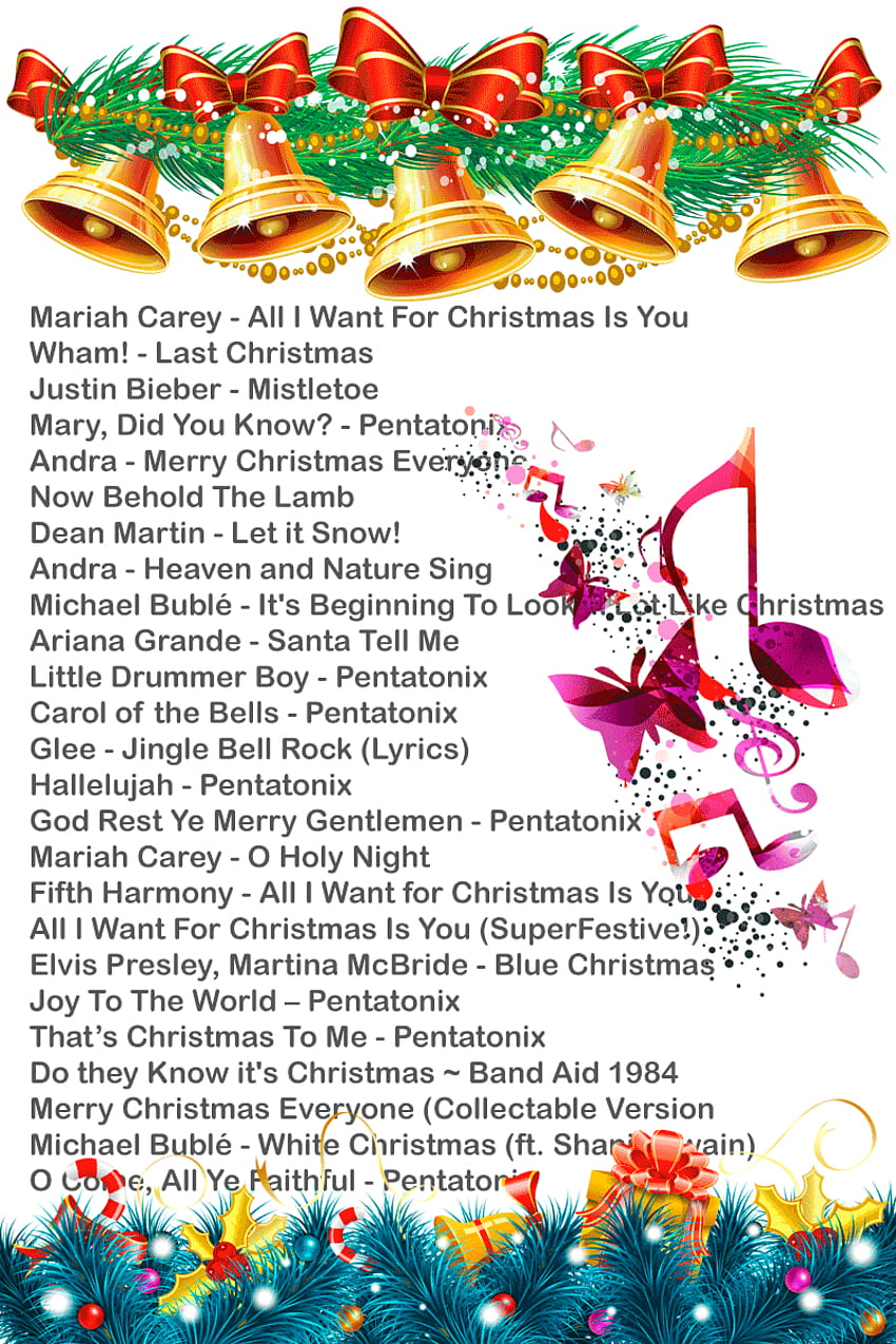 Best Xmas Songs: Christmas Songs & Christmas Carols Playlist bieber HD ...