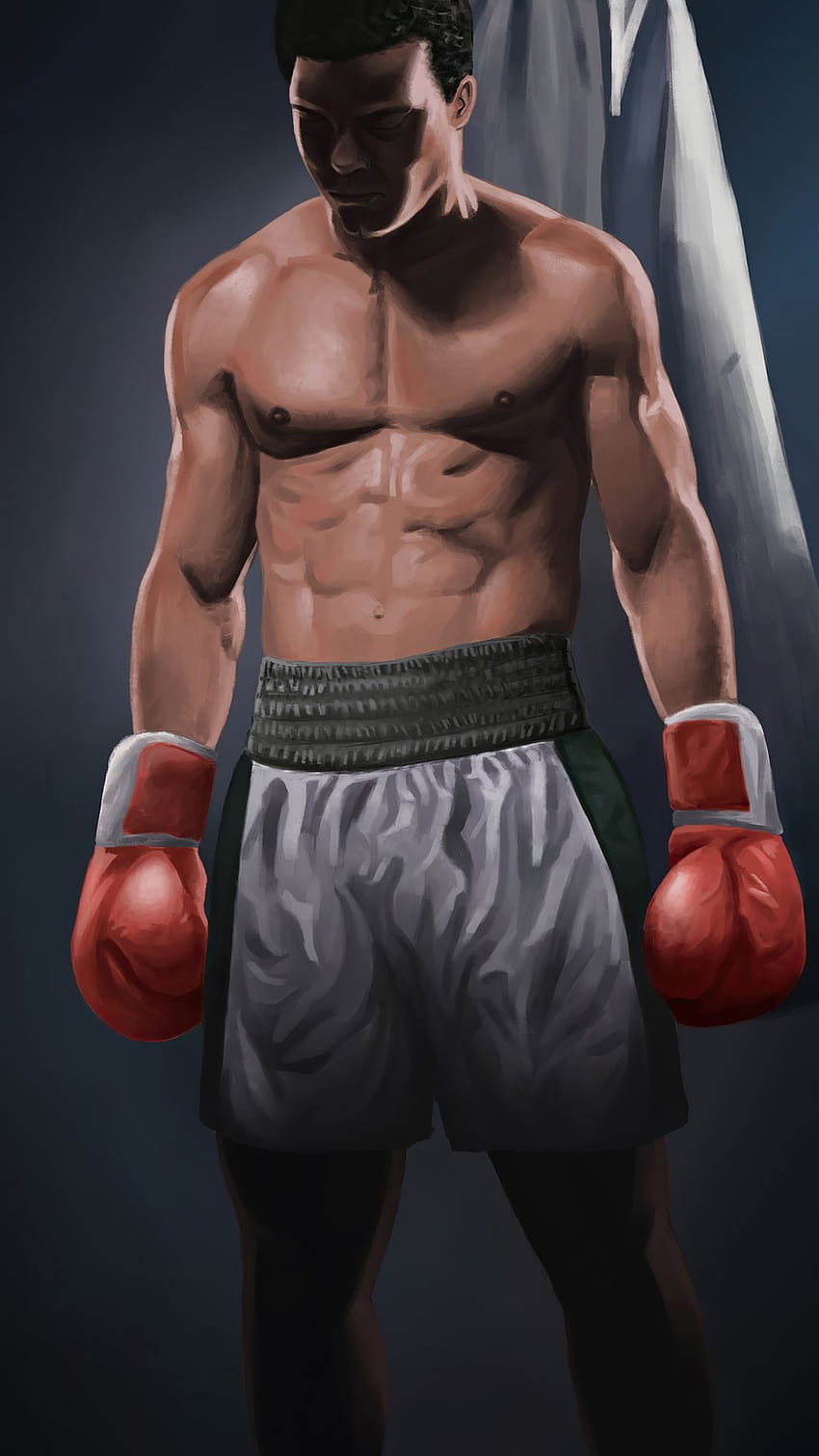 boxing iPhone, anime boxing HD phone wallpaper