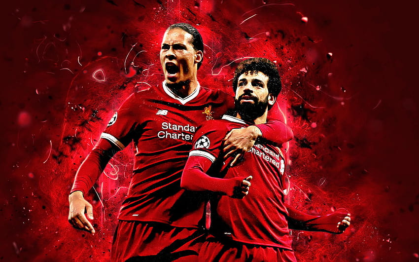 Liverpool F.C., Mohamed Salah, Virgil van Dijk, Soccer and, liverpool fc 2019 HD wallpaper