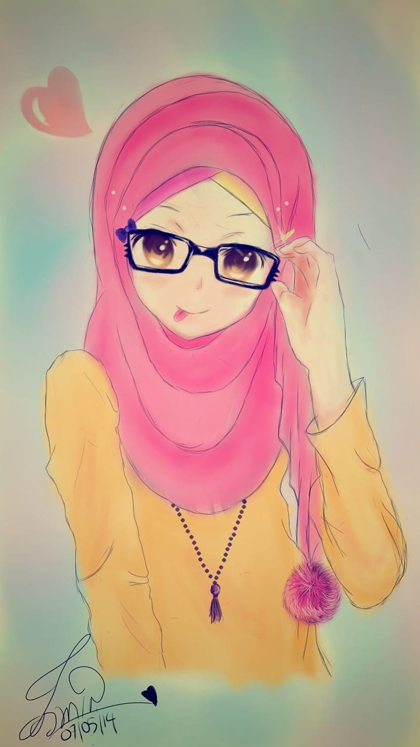 Hijab cartoon girl dpz HD wallpapers | Pxfuel