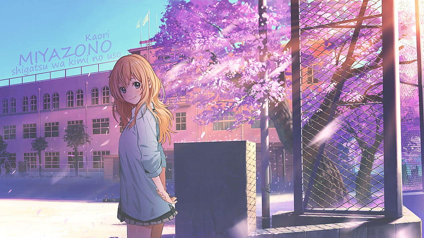 Anime Your Lie In April Kaori Miyazono, kaori miyazono aesthetic HD  wallpaper | Pxfuel
