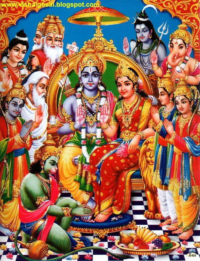 VISHAL GOSAI: God shri Ram & Hanuman, ram hanuman HD phone wallpaper |  Pxfuel