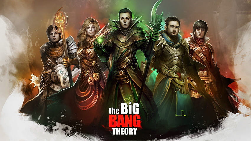 The Big Bang Theory, Drawing / and Mobile, the big bang theory computer HD wallpaper