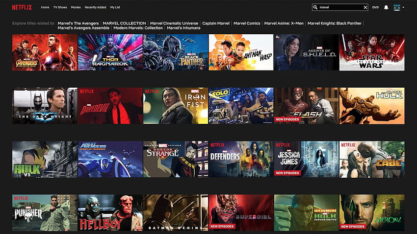 Programy telewizyjne Netflix Tapeta HD