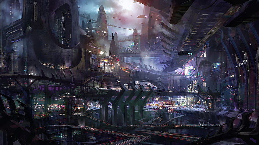 4 Anime Sci Fi, cyberpunk sci fi anime HD wallpaper