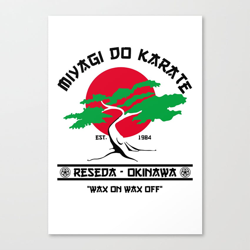 Miyagi do karate Canvas Print by carloj1956 HD phone wallpaper