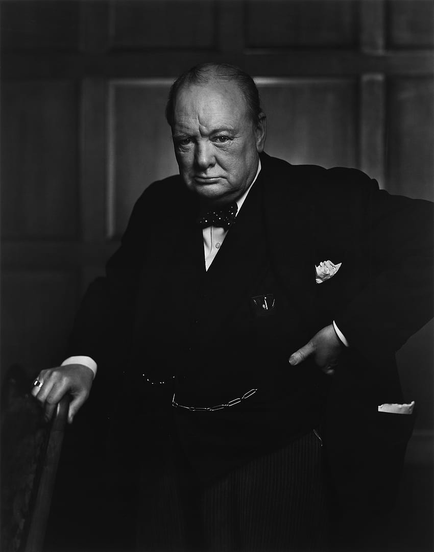 Fantastischer Winston Churchill HD-Handy-Hintergrundbild