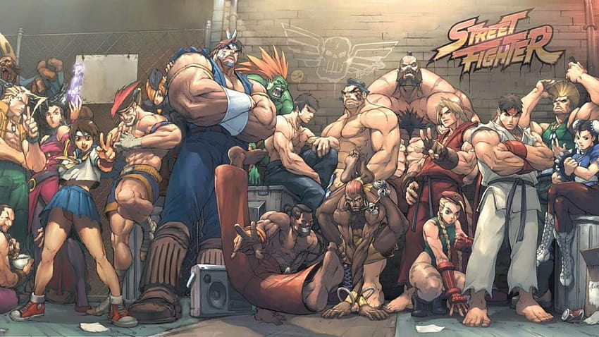 Street Fighter Group, fighting games HD wallpaper
