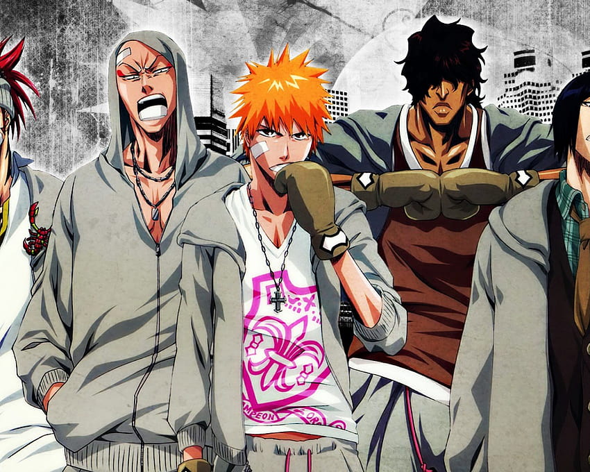 serie de anime Bleach Kurosaki Ichigo Cool Characters Orange [1823x1083] para su, móvil y tableta, grupo de niños fondo de pantalla