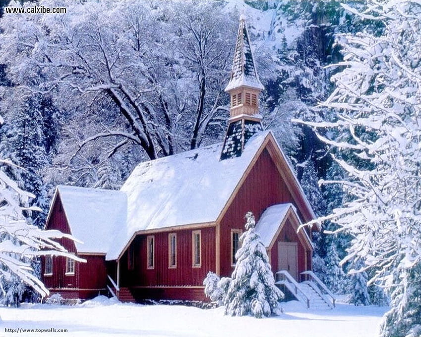 Alam: Winterscape, no. 8344, pemandangan musim dingin Wallpaper HD