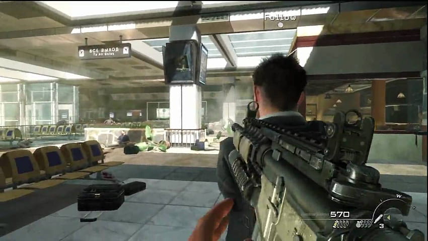 Modern Warfare 2, no russian mission HD wallpaper Modern Warfare 2, no russian mission HD wallpaper