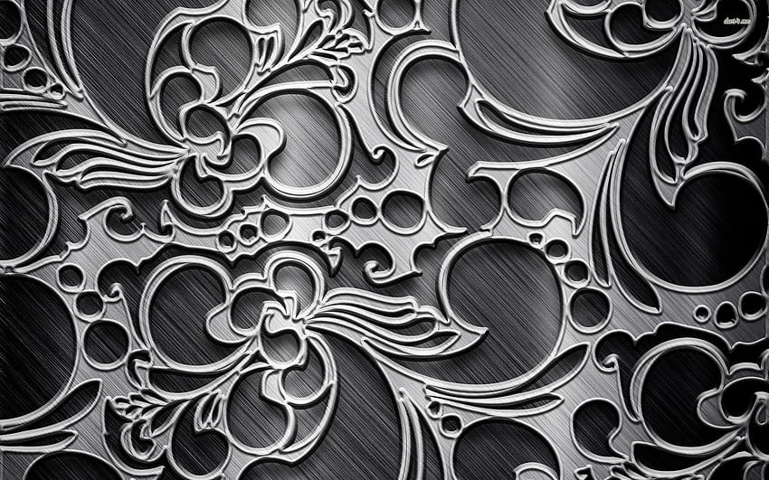 Metal engraving, metal abstract HD wallpaper