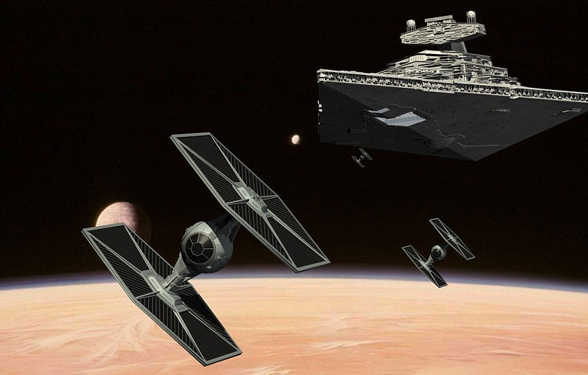 space, star wars, star wars, Star Destroyer, an Imperial cruiser , section фантастика, imperial attack cruiser HD wallpaper
