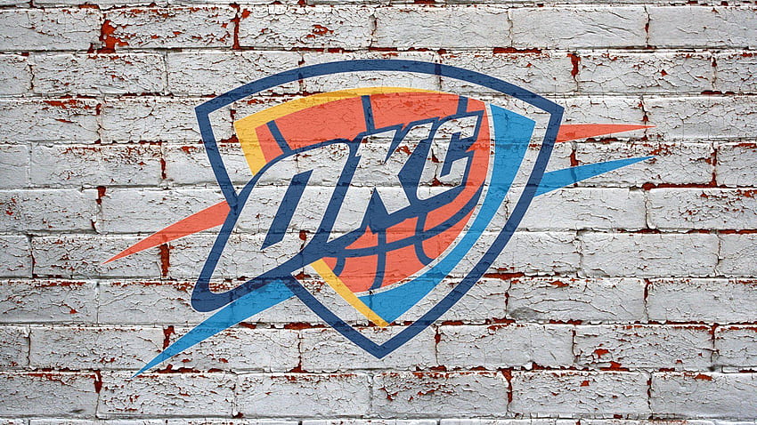 Лого на Oklahoma City Thunder, okc thunder HD тапет