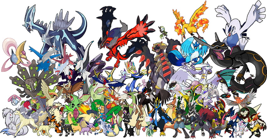 Os 4 melhores Pokémon Lendários Brilhantes no Hip, Pokémon Lendário Épico papel de parede HD