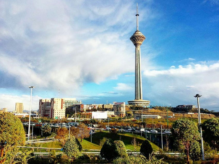 Milad kulesi, Tahran'ın yeni sembolü ...tourismofpersia HD duvar kağıdı