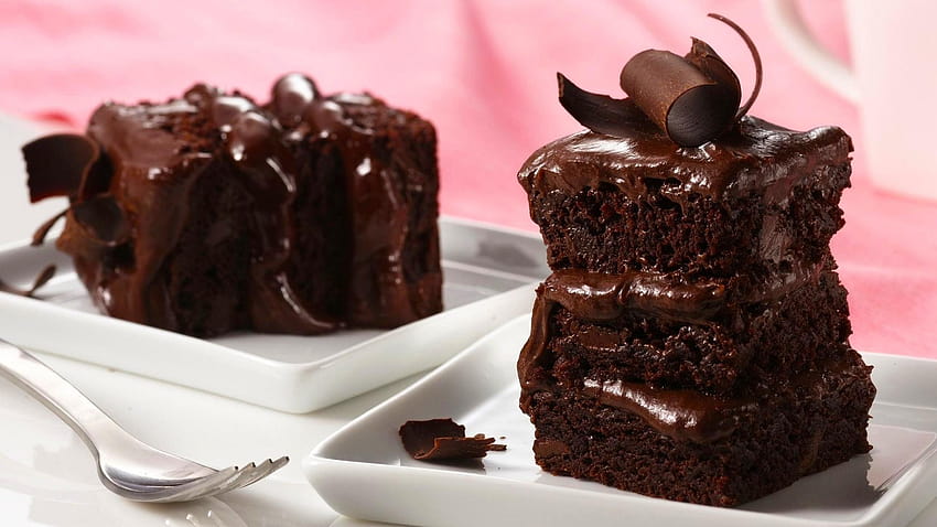 Chocolate Cake Macro, cute cake for android HD wallpaper