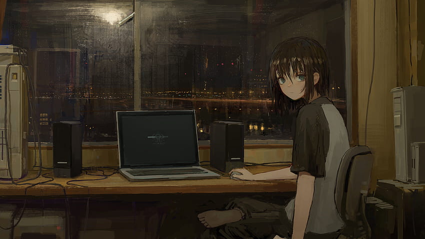 Anime Programming, anime programmer HD wallpaper