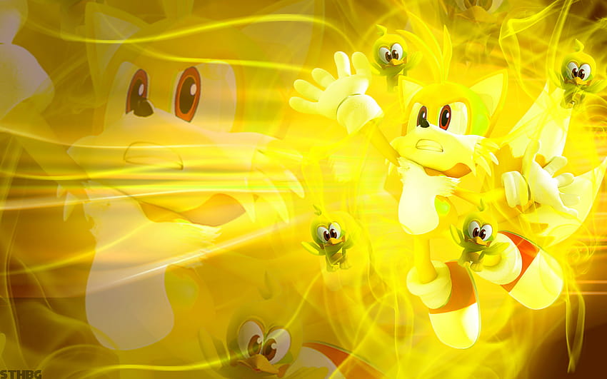 Super Sonic, super Knöchel HD-Hintergrundbild