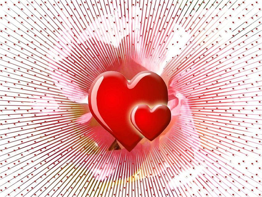 Saint Valentine's Day, hearts valentines HD wallpaper