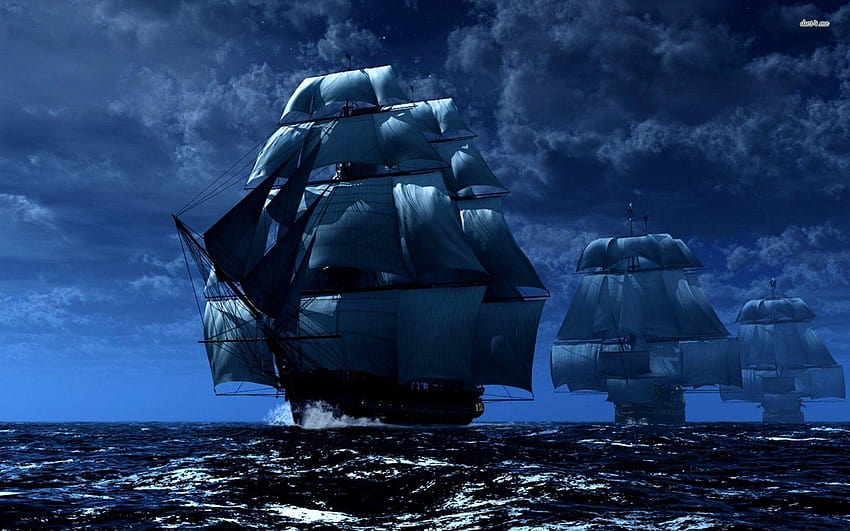 Cubierta de barco pirata, barco pirata fondo de pantalla