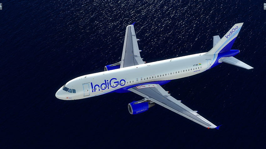Flotte complète d'IndiGo Airlines. Fond d'écran HD