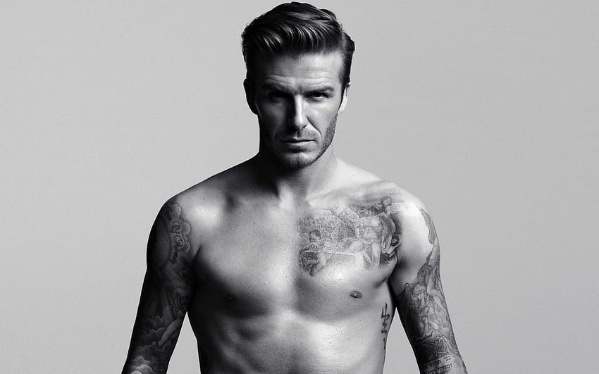 David Beckham, man, glamor, tattoos, models, football, , men models HD wallpaper