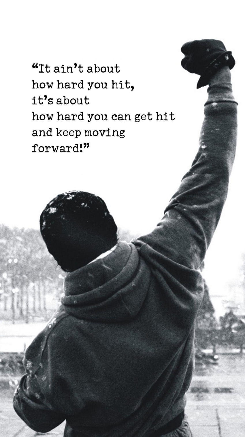 60 Typography iPhone For, rocky balboa HD phone wallpaper