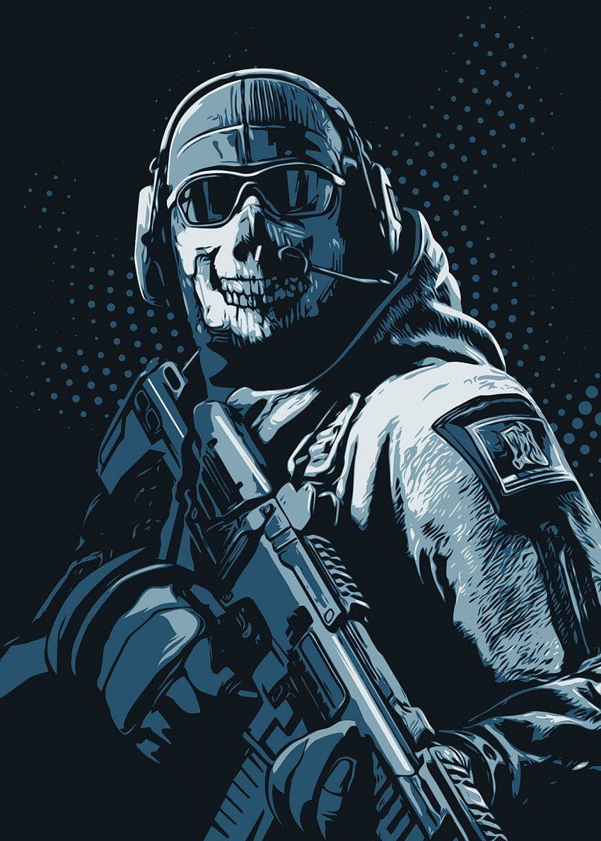 Ghost' Metal Poster, call of duty ghosts characters HD phone wallpaper |  Pxfuel