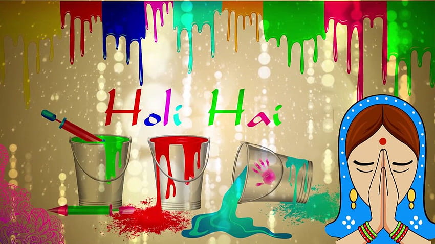 Happy Holi 2017, Animation, Gifs, Song, whatsapp Video , Wishes11, happy  holi cartoon HD wallpaper | Pxfuel
