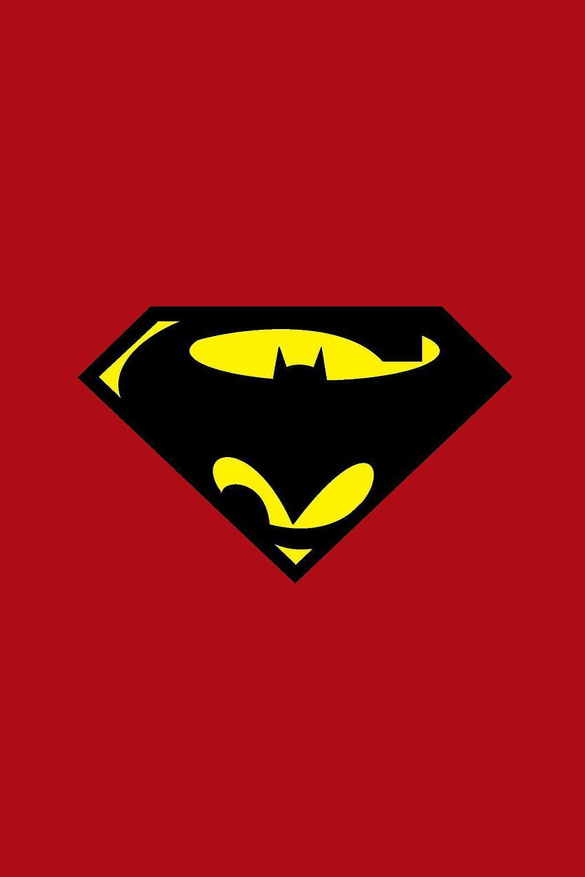 Superman/Batman I Am Legend logo by portfan, superman batman logo HD phone wallpaper