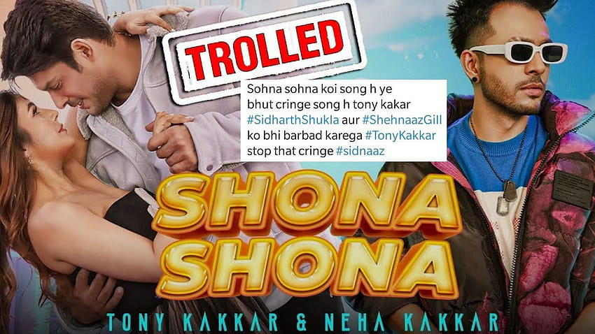 Song von Shona Shona: Internetnutzer knallen Tony Kakkars Texte, überschütten aber Sidharth Shukla und Shehnaaz Gill mit Liebe HD-Hintergrundbild