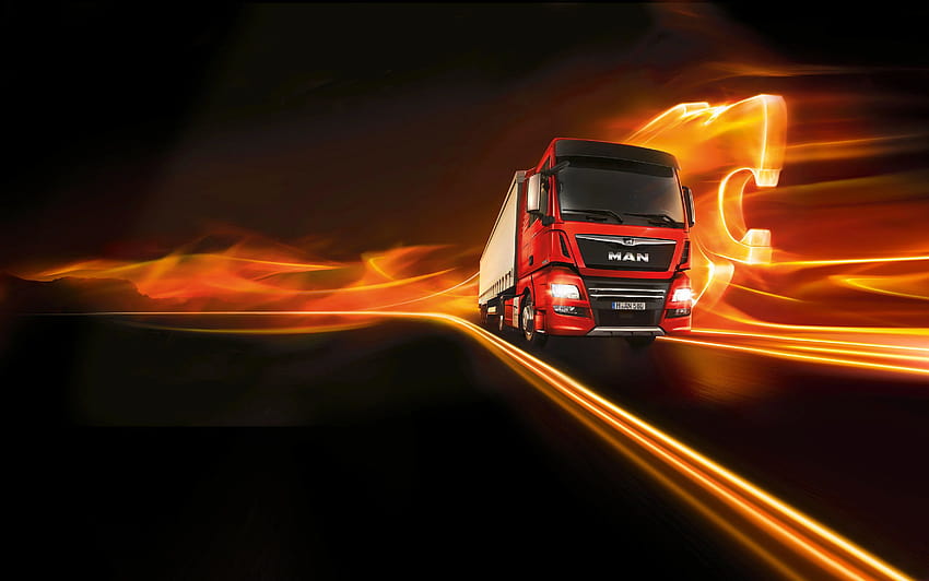 MAN TGX D38 – 640 HP, efficient, reliable, sophisticated, man truck HD wallpaper