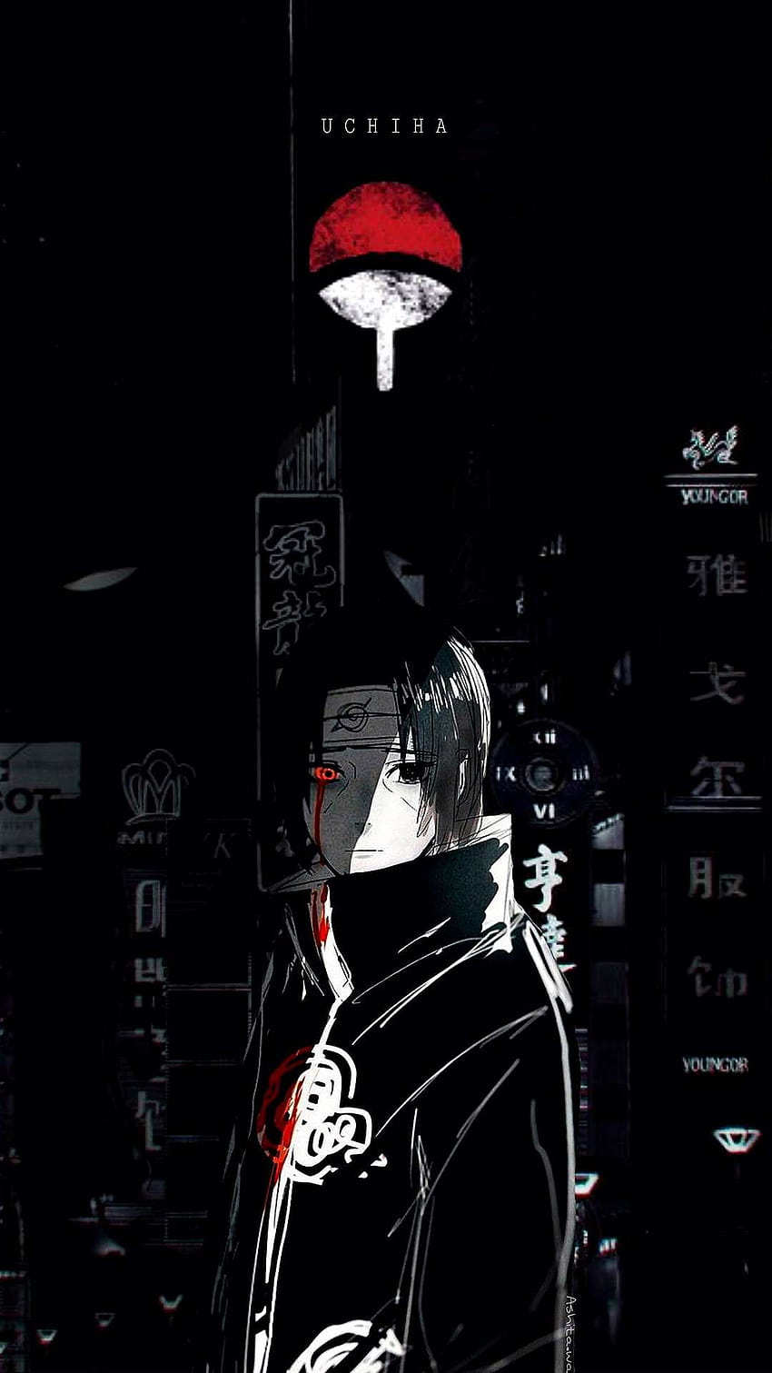 28 Itachi Uchiha for iPhone and Android by Brandy Garner, itachi iphone 11 HD phone wallpaper