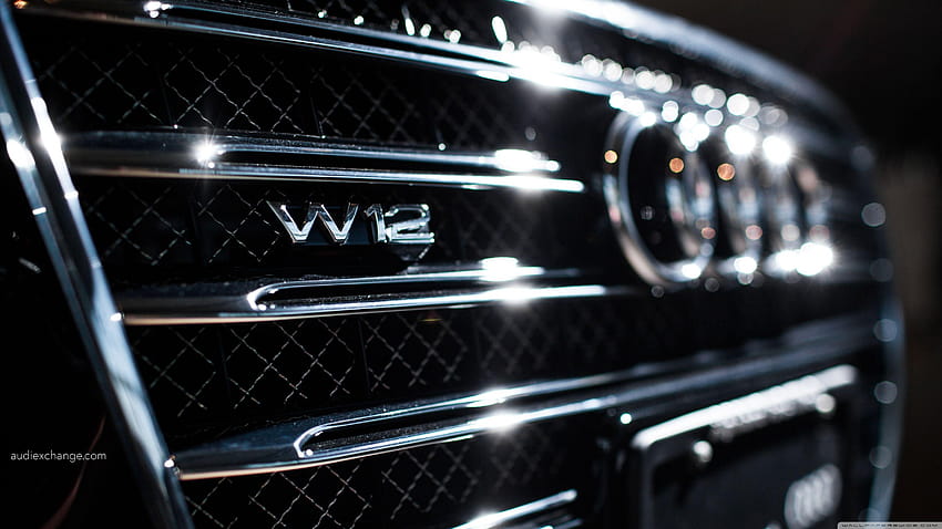 2012 Audi A8 W12 znaczek i grill, audi a6 Tapeta HD