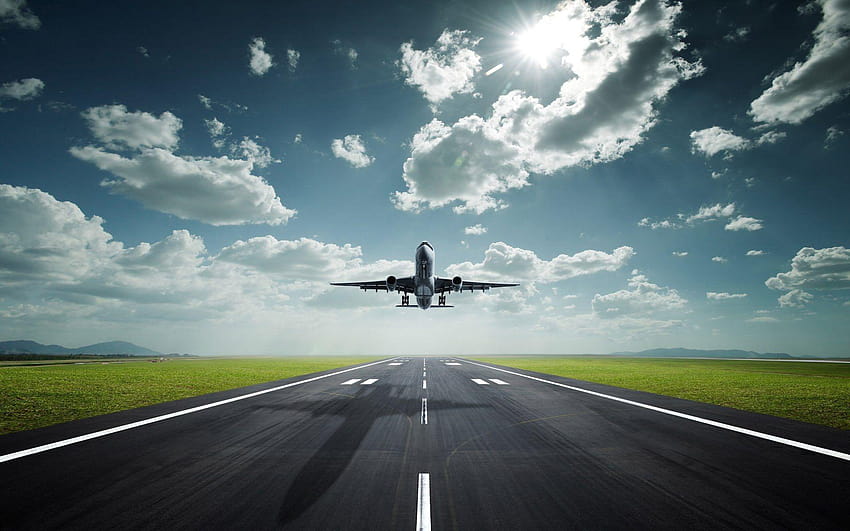 10 interesujących faktów o samolotach i lataniu, start samolotu Tapeta HD