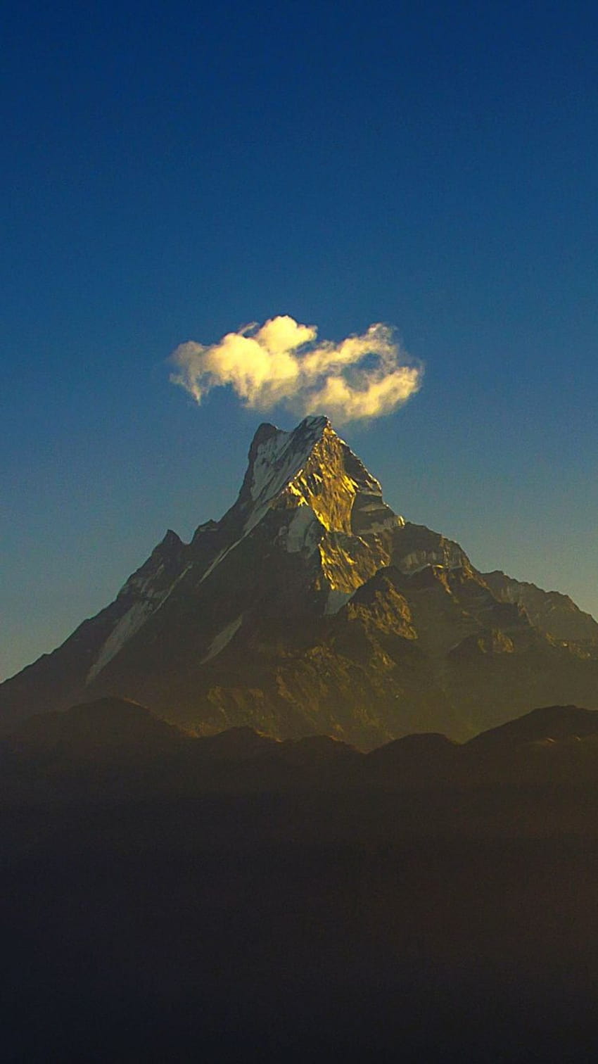 750x1334 himalayas, mountain's peak, annapurna, himalayan iphone HD phone wallpaper