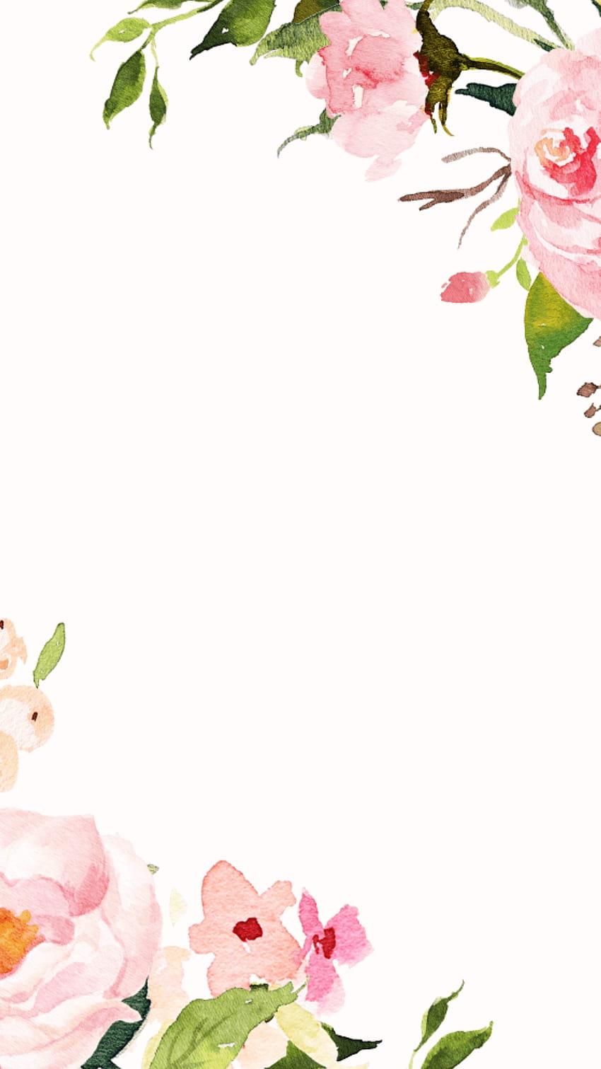 Wedding invitation, floral background HD phone wallpaper