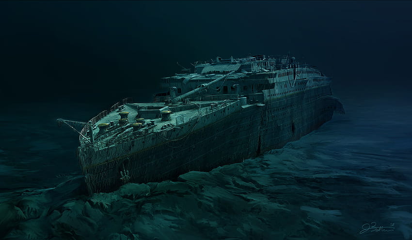 タイタニック沈没グループ、タイタニックの難破船 高画質の壁紙