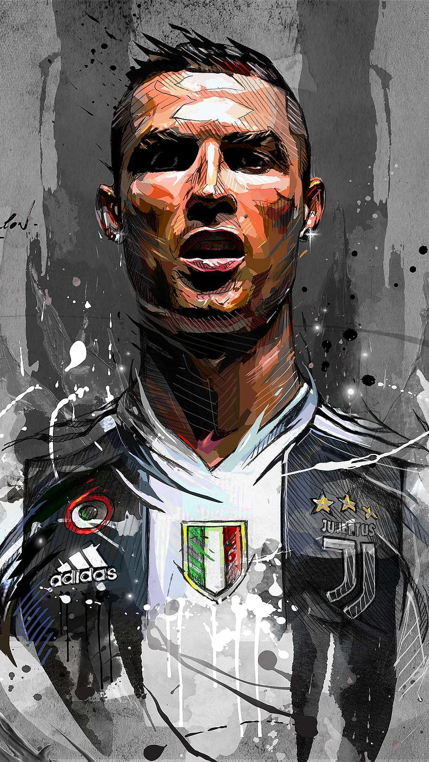 Cristiano Ronaldo Art IPhone, ronaldo antrenmanı HD telefon duvar kağıdı
